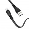 Кабель USB - microUSB Hoco X40 1м 2,4А ПВХ, плоский