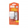 Адаптер сетевой с кабелем USB - Type-C 2.4A Hoco C73A