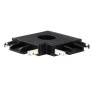 Коннектор MTR16 L-образный CL-BL черный Jazzway