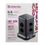 Сетевой фильтр Defender ILS 453 черный (8 роз, 2*USB, 2*Type-C, 3 м, 16А) 99631
