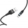 Кабель USB - microUSB магнитный Hoco U76 1,2м 2A (только питание!)