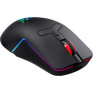 Мышь беспроводная Defender GM-142 Solas игровая, черная, 2.4ГГц+BT+провод., RGB, встр.АКБ, 52142