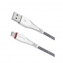 Кабель USB - microUSB Borofone BX25 1м 2,4А нейлон
