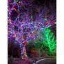 Уличная гирлянда "Нить" 800LED, 98м, разноцв., мерц.хол.бел, зел.шнур