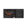 Клавиатура проводная Defender Black Raven GK-417 механ.,63кн.,RGB,USB сер45413
