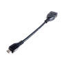 Адаптер OTG USB2.0 - microUSB (гн/шт) 8см Defender 87300