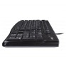 Комплект Logitech MK120 (клавиатура+мышь) проводной черный