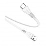 Кабель USB - Type-C 1м Hoco X40  2,4А/12W, ПВХ, плоский