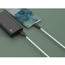 Кабель USB - Type-C 1м SmartBuy S21  3А/18W, силикон, белый, iK-3112-S21bw