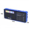 Радиоприемник Haoning HN-S363LED (USB/microSD/акб BL-5C) синий (13х6х3см)