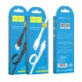 Кабель USB - lightning Hoco X40 1м 2,4А ПВХ, плоский