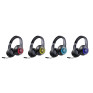Гарнитура Bluetooth Defender B400, RGB (полноразм., microSD) черная 63400