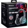 Гарнитура Bluetooth Defender B571, RGB (полноразм., microSD) серая 63571