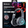 Гарнитура Bluetooth Defender B571, RGB (полноразм., microSD) серая 63571