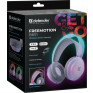 Гарнитура Bluetooth Defender B651, RGB (полноразм.,) белая 63651