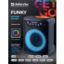 Колонка портативная Defender Funky (10Вт/1800mAh) черная 65053