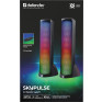 Колонки Defender 2.0 SkyPulse, 10Вт, USB, LED подсвет., черные 65097