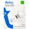 Флэш-диск Netac 32GB USB 2.0 U275 серебро