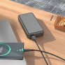 Внешний аккумулятор 20000mAh Hoco J100A (in - T,M/out - 2U) черный