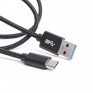 Кабель USB - Type-C Atom 1,8м 2,4A ткань