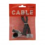 Кабель USB - lightning SmartBuy 1м 2A нейлон iK-512NS