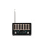 Радиоприемник Ritmix RPR-020 (Fm/BT/USB/microSD/акб.18650) чер (12,9х8,6х7,1см)