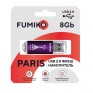 Флэш-диск Fumiko 8GB USB 2.0 Paris пурпурный