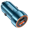 Адаптер автомобильный USB + Type-C 3А QC3.0 18W + PD20W Hoco Z46A