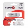 Флэш-диск Fumiko 4GB USB 2.0 Moscow белый