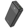 Внешний аккумулятор 20000mAh Hoco J102A (in - T,M/out - U,T) дисплей, черный