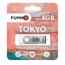 Флэш-диск Fumiko 4GB USB 2.0 Tokyo белый