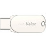Флэш-диск Netac 32GB USB 3.0 U785С Dual (USB+TypeC) серебристый