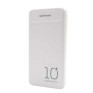 Внешний аккумулятор 10000mAh GoPower PB2U (in - T,M/out - 2U) белый