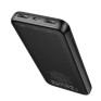 Внешний аккумулятор 10000mAh Hoco J128 (in - T,M/out - 2U) черный