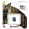 Карта памяти microSDHC Kingston 64Gb Class10 CanvasGo U3 V30 A2 без адапт