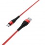 Кабель USB - Type-C 1м Borofone BX32  3А/18W, нейлон, черный