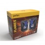 Колонки Perfeo 2.0 Flames, 6Вт, USB, LED подсвет. 7цв., черные PF_A4439