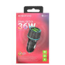 Адаптер автомобильный 2*USB 3A QC3.0 36W Borofone BZ21A