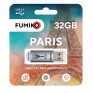 Флэш-диск Fumiko 32GB USB 2.0 Paris серебро