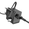 Адаптер сетевой с кабелем USB - microUSB 2.1A Borofone BAS11A