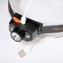 Фонарь Jazzway AccuH1-L5WZ LED, налобный оранж (800mAh Li-Pol, 5 режимов)