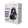 Гарнитура SmartBuy Gunner черная SBHG9800, RGB (полноразм./3,5*2+USB/L=1,8м)