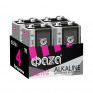 Батарейка Фаzа 6LR61 Alkaline Pack- 4/24/192