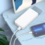Внешний аккумулятор 20000mAh Hoco J100A (in - T,M/out - 2U) белый