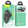 Внешний аккумулятор 20000mAh Hoco J102A (in - T,M/out - U,T) дисплей, черный