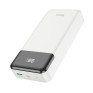 Внешний аккумулятор 20000mAh Hoco J102A (in - T,M/out - U,T) дисплей, белый