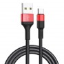 Кабель Am - microUSB Hoco X26 1м 2А ткань