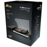 Виниловый проигрыватель Ritmix LP-380B Black wood, 2 колонки, Bluetooth