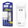 Адаптер сетевой с кабелем USB - Type-C 2.1A Hoco C72A