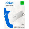 Флэш-диск Netac 128GB USB 3.2 UM1 белый/серебро